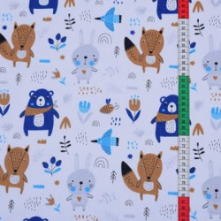 Posteljina 140X100cm - navy bear ( 7583 )