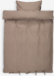 Posteljina ispr.pamuk 140x200 t. pesak KR