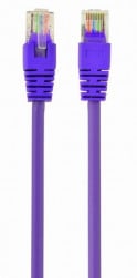 PP12-2M/V Gembird Mrezni kabl, CAT5e UTP Patch cord 2m purple - Img 1