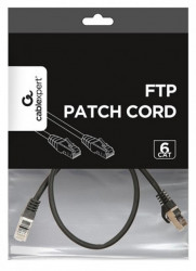 PP6-1M/BK Gembird Mrezni kabl, CAT6 FTP Patch cord 1m black - Img 2