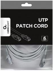 PP6U-5M Gembird Mrezni kabl, CAT6 UTP Patch cord 5m grey - Img 1