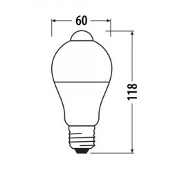 Prosto LED sijalica sa senzorom pokreta 10W ( LS-A60-CW-E27/10-PIR ) - Img 3
