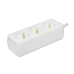 Prosto razvodnik sa 3 mesta 1,5m 1.0 mm2 ( NV3/WH-P )