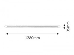 Rabalux Band light T5&T8 svetiljka strela ( 2305 ) - Img 3