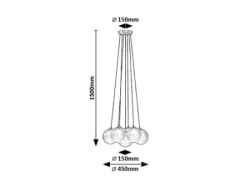 Rabalux Rosehip Visilice ( 72304 )-3