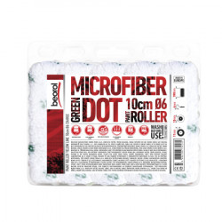 Radijator valjak Mikrofiber green Dot 10cm rezerva 10kom + majica gratis Beorol ( RMFGDR10PAK ) - Img 3
