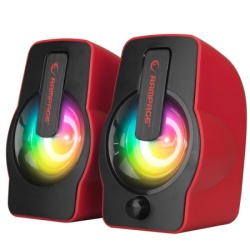 Rampage rms-g7 falsetto 6w rgb usb crvena Zvučnici 2.0 -3