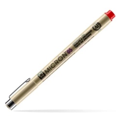 Royal Talens pigma micron 05 liner red 0.45mm ( 672051 )