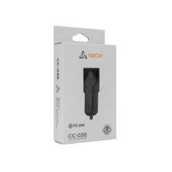 S box CC 038 Black Car USB Charger - Img 2