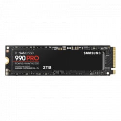 Samsung M.2 NVMe 2TB SSD, 990 PRO SSD ( MZ-V9P2T0BW )