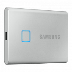 Samsung portable SSD 500GBB, T7 TOUCH silver ( MU-PC500S/WW ) - Img 1