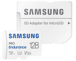 Samsung PRO endurance MicroSDXC 128GB U3 + SD Adapter MB-MJ128KA - Img 1