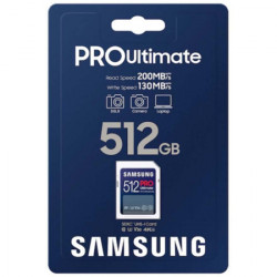 Samsung SD card 512GB, pro ultimate, SDXC, UHS-I U3 V30 ( MB-SY512S/WW ) - Img 2