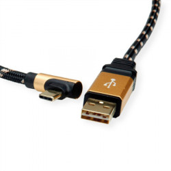 Secomp Roline Gold USB2.0 Reversibile C 90 m/m 1.8m ( 5046 ) - Img 4