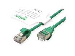 Secomp Roline GREEN U/FTP Data Center PatchCord 6A Slim LSOH zeleni 3.0m ( 5355 )-2