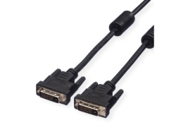 Secomp Value DVI Cable, DVI (24+1), Dual Link, M/M, 1.0m ( 6537 )