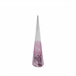 Shiny cone, jelka, svetlucava, roze, LED, 60cm ( 760018 ) - Img 1