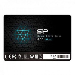 Silicon Power SSD 512GB A55 SATA3 SP512GBSS3A55S25 ( SSD512A55 )
