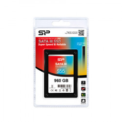 SiliconPower 2.5" 960GB SSD, SATA III, S55, Read up to 560MB/s, Write up to 530MB/s ( SP960GBSS3S55S25 ) - Img 2