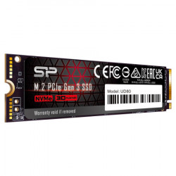SiliconPower M.2 NVMe 2TB SSD, UD80 ( SP02KGBP34UD8005 )