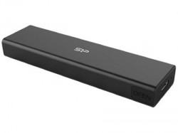 SiliconPower M.2 NVMe or SATA SSD enclosure PD60, 2230/2242/2260/2280 Type-C, black ( SP000HSPSDPD60CK ) - Img 1