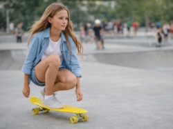 Skejtbord za decu Simple board Model 683 - Žuti
