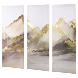 Skyline slika na platnu 3 u 1 25.8x1.8x76.2cm planina ( 131148 )