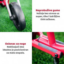 Smart Trike bicikl folding - balance bike red ( 1030500 ) - Img 6