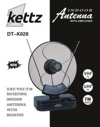 Sobna TV/FM antena Kettz DT-K028 + pojačivač ( 00K028 )-1