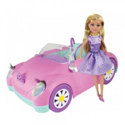 Sparkle girlz pink automobil i lutka set ( ZU10028 )  - Img 2