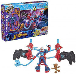 Spiderman bend and flex spiderman space mission jet ( F3739 ) - Img 3