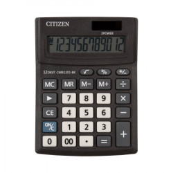 Stoni kalkulator CMB-1201-BK, 12 cifara Citizen ( 05DGC212 ) - Img 3