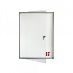 Tabla oglasna 2x3 GS42 2xA4 bela magnetna sa vratima i ključem 51X37 ( F662 ) - Img 5