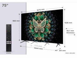 TCL 75C6K/MiniLED-QLED/75"/4K UHD/144Hz/Google TV/crna Televizor ( 75C6K )