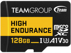 TeamGroup MICRO SDXC 128GB High Endurance UHS-I U3 V30,100/50MB/s, THUSDX128GIV3002 ZA VIDEO NADZOR! - Img 1