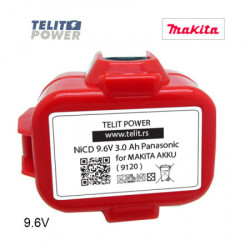 TelitPower 9.6V 3000mAh Panasonic - baterija za ručni alat Makita 9100 9100A ( P-1615 ) - Img 4