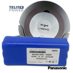 TelitPower baterija NiMH 14.4V 1600mAh Panasonic za Dirt Devil Libero M606 robot usisivać ( P-1079 ) - Img 1