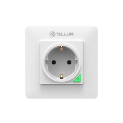 Tellur SMART WIFI zidna utičnica AC 16A 2400W bela ( 400-0030 )