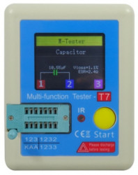 Tester elektronskih komponenti LCR-T7 za diode, duple diode, otpornike, kondenzatore, induktore.. - Img 2
