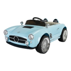 ThemaSport auto na baterije retro m 12v sa daljinskim upravljačem plava ( ts-10-2r - plava )