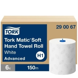 Tork Matic H1 papirni ubrus u rolni 150m 2sl (6 rolni) ( Tork-290067 )