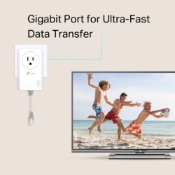 TP-Link ItemDescription/2 AV1000 Gigabit Pass-through Powerline Starter Kit Powerline  ( TL-PA7017P KIT PLA ) -4