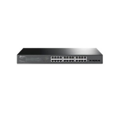 Tp-link tl-sg2428p gigabit/28x rj-45/1gbps/smart/24x poe+/4xsfp/rackmount metalno kuciste switch ( sg2428p )