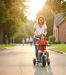 Tricikl Guralica Happybike model 448 - Gume od EVA pene - Plava