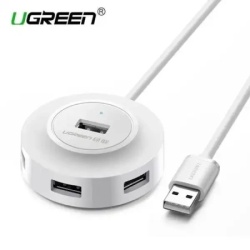 Ugreen cr106 usb 2.0 hub 14 1m beli ( 20270 )