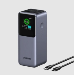 Ugreen pb561 10000mah magnetic wireless power bank space gray ( 093-0074 )