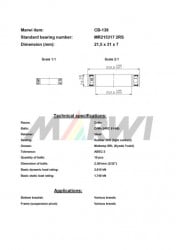 Union ležaj srednjeg pogona cb-138 mr215317 21,5x31x7 ( 436138 ) - Img 2