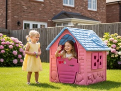 Velika Dohany - Kućica za decu - roze 106x98x90