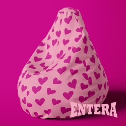 Veliki LazyBag srca low square ( 023 )