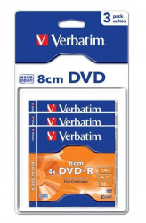 Verbatim DVD-R 1.46GB 8CM 4X 3PACK ( 43592 ) BLISTER